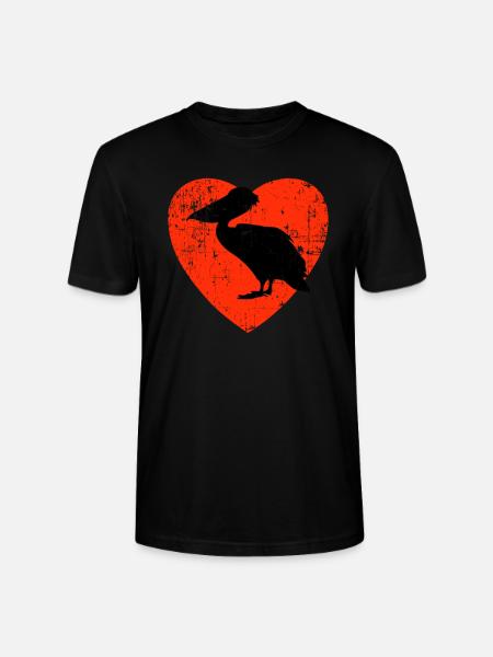 Love My Pelicans Design - Stanley/Stella Unisex Bio-T-Shirt CRAFTER - Schwarz