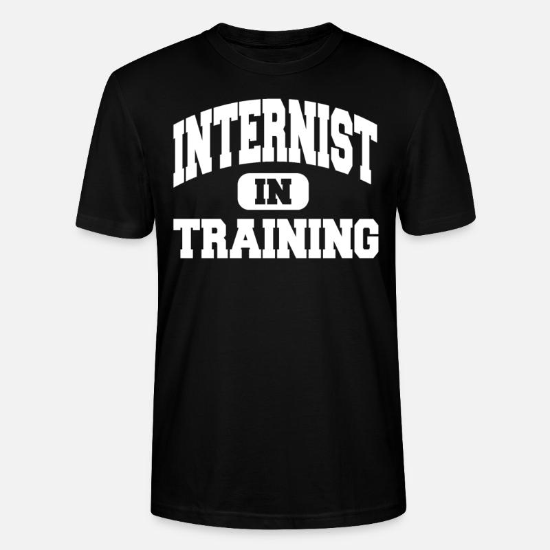 Internist In Training - Stanley/Stella CRAFTER Unisex Organic T-Shirt - black