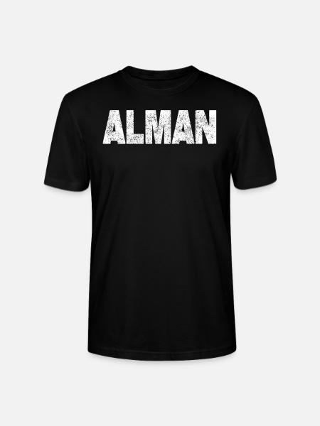 Alman Shirt deutsche Staatsbürgerschaft Geschenk - Stanley/Stella Unisex Bio-T-Shirt CRAFTER - Schwarz