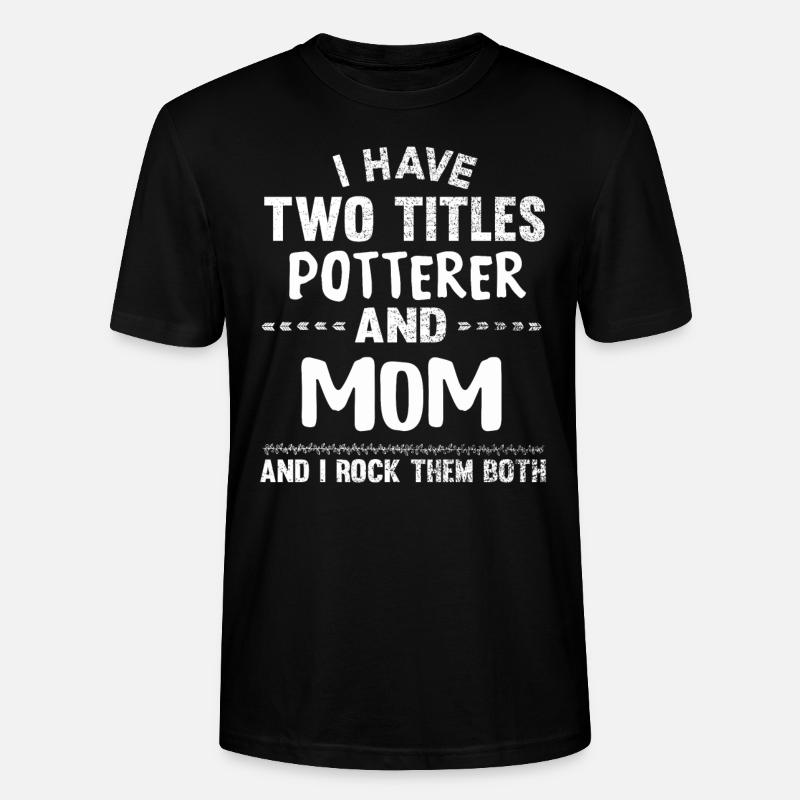 Töpferin - Stanley/Stella Unisex Bio-T-Shirt CRAFTER - Schwarz