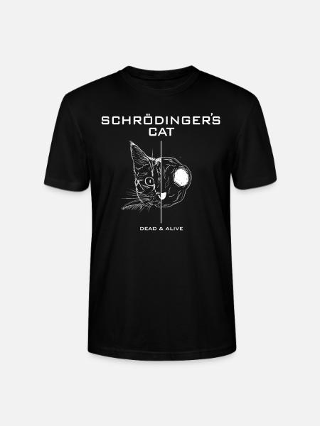 Schrödingers Katze - Stanley/Stella Unisex Bio-T-Shirt CRAFTER - Schwarz