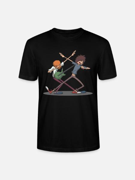 Dab Dabbing Rock Band - Stanley/Stella CRAFTER Unisex Organic T-Shirt - black