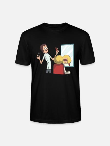 Coiffeur coupe, peignage, pose - T-shirt bio CRAFTER Stanley Stella Unisexe - noir