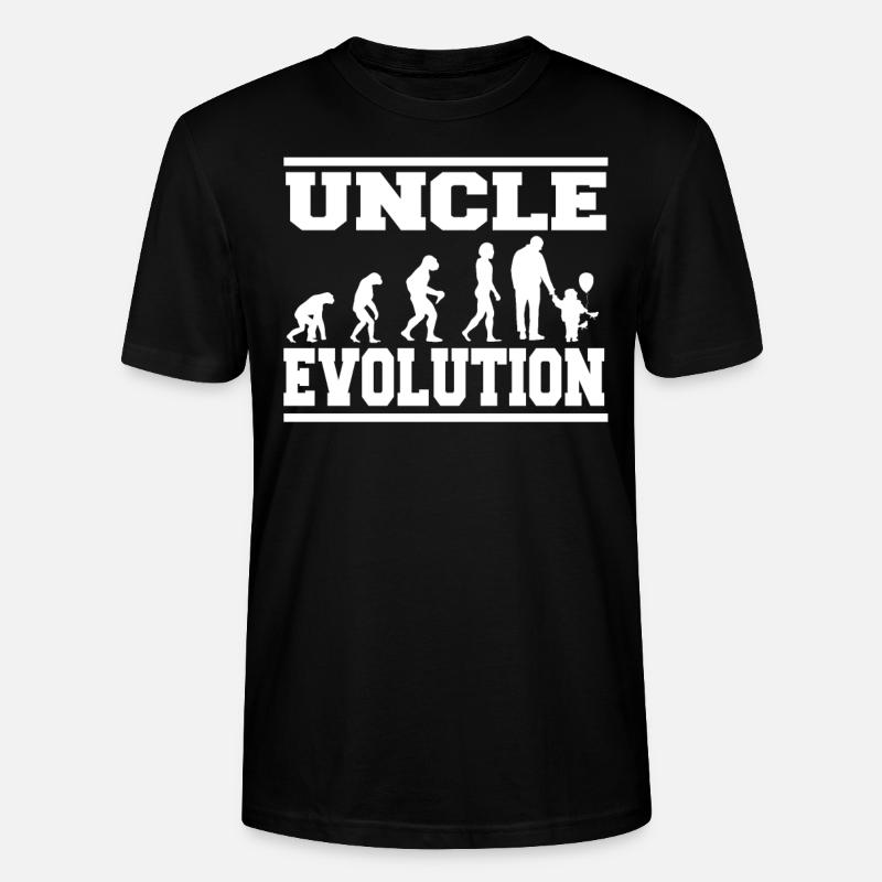 UNCLE EVOLUTION skjorte - Stanley/Stella CRAFTER unisex økologisk T-skjorte - svart