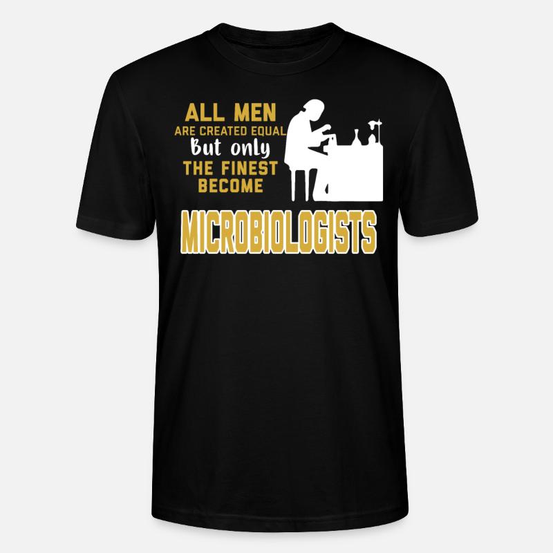 Thé de microbiologiste drôle - T-shirt bio CRAFTER Stanley Stella Unisexe - noir