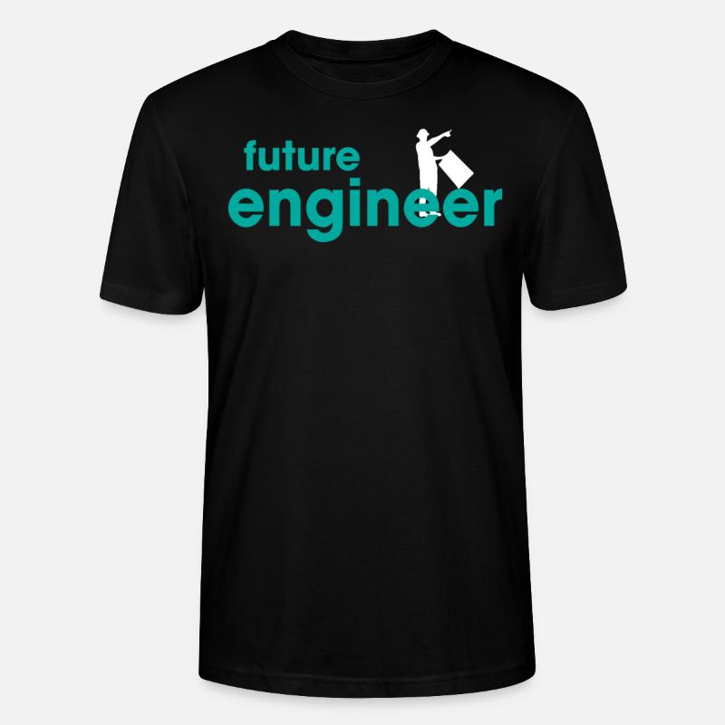 Future Engineer - Stanley/Stella Unisex Bio-T-Shirt CRAFTER - Schwarz