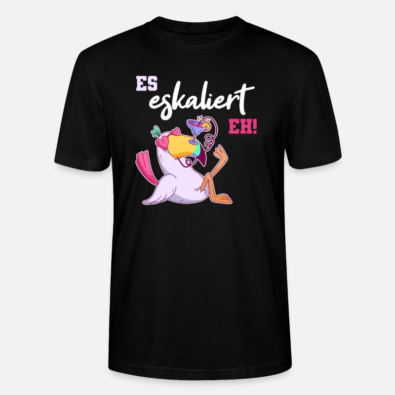 Es Eskaliert Eh - Stanley/Stella Unisex Bio-T-Shirt CRAFTER - Schwarz