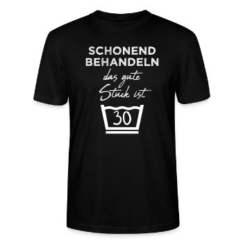 30. Geburtstag Geschenkidee Männer Geburtstag 30 - Stanley/Stella Unisex Bio-T-Shirt CRAFTER - Schwarz - Vorne - Alina (178cm) & Michal (187cm)