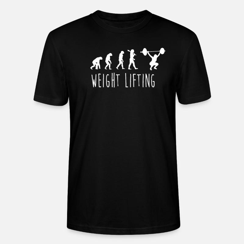 Weight Lifting Evolution - Stanley/Stella Unisex Bio-T-Shirt CRAFTER - Schwarz