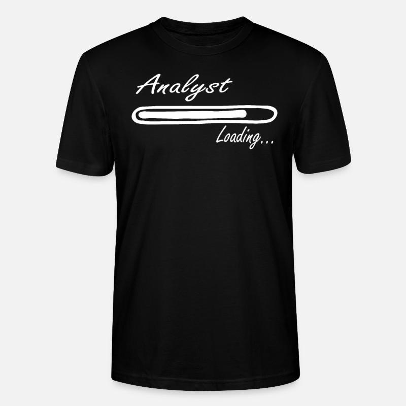 Analyst loading tee shirt - Stanley/Stella CRAFTER Unisex Organic T-Shirt - black