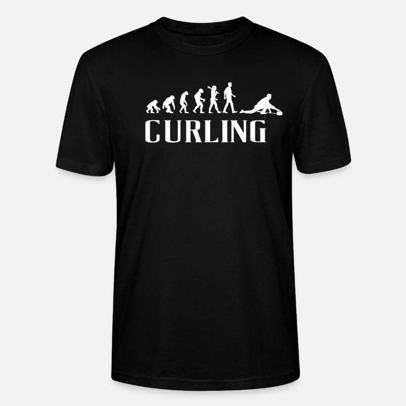 Idée actuelle Curling Evolution - T-shirt bio CRAFTER Stanley Stella Unisexe - noir