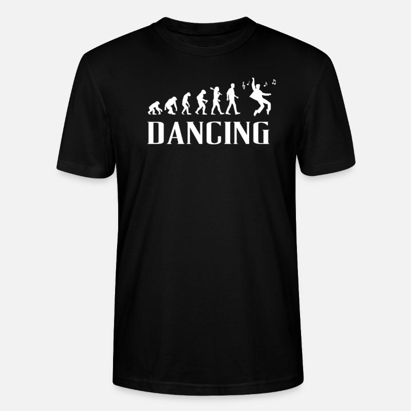Dancing Evolution Present Idea - T-shirt bio CRAFTER Stanley Stella Unisexe - noir