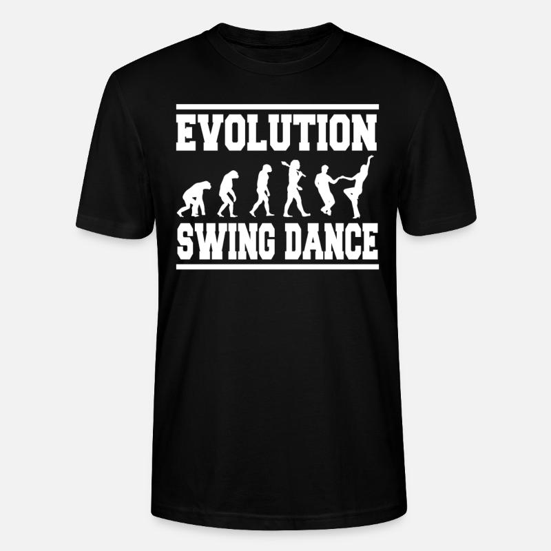 Evolution Swing Dance - Stanley/Stella Unisex Bio-T-Shirt CRAFTER - Schwarz