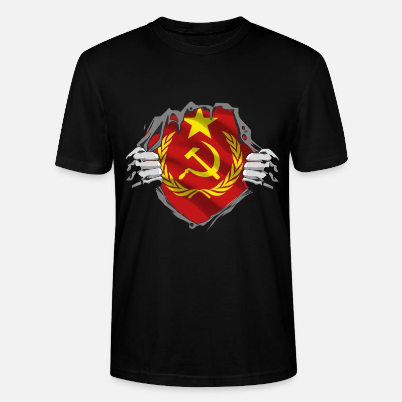Kommunismus Geschenk - Stanley/Stella Unisex Bio-T-Shirt CRAFTER - Schwarz