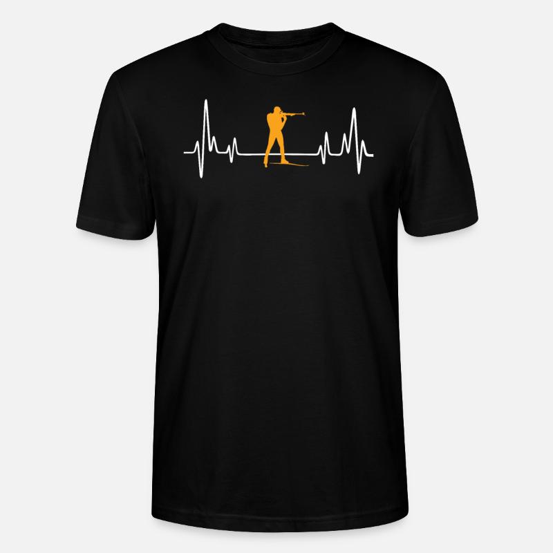 biathlon tee gift idea - Stanley/Stella Unisex Bio-T-Shirt CRAFTER - Schwarz