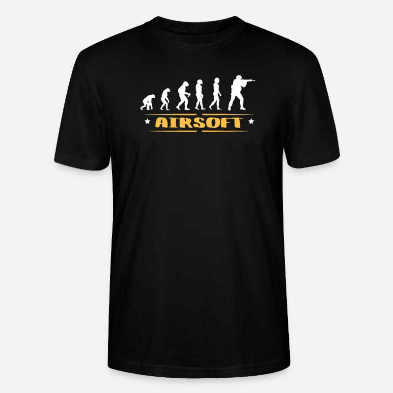 ÉVOLUTION AIRSOFT - T-shirt bio CRAFTER Stanley Stella Unisexe - noir