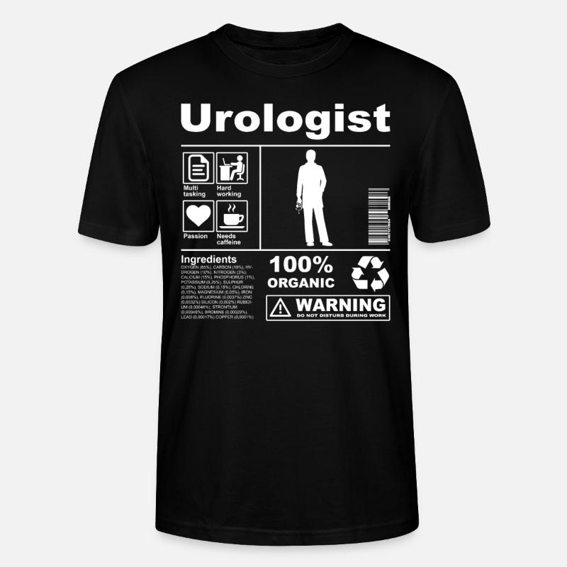 Urologist Product Description - Stanley/Stella Unisex Bio-T-Shirt CRAFTER - Schwarz