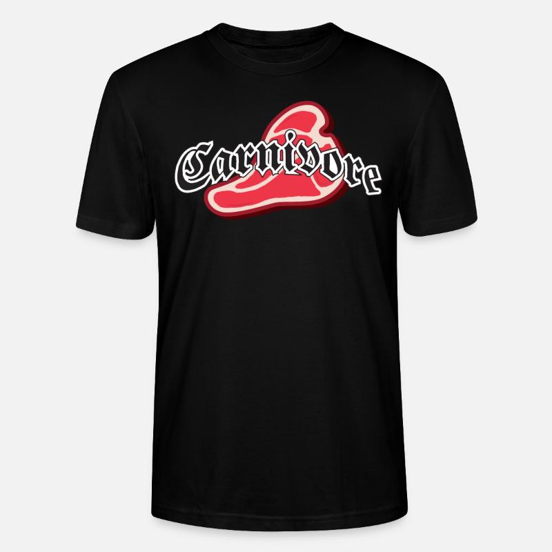 Carnivore - Fleischfresser - Beef - Steak - Stanley/Stella Unisex Bio-T-Shirt CRAFTER - Schwarz
