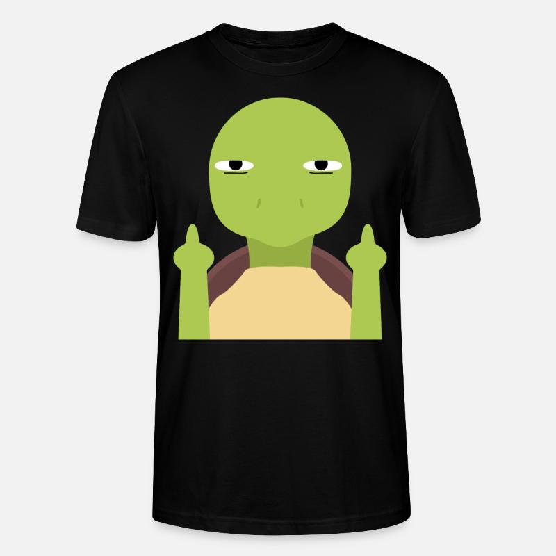 Mittelfinger - Stanley/Stella Unisex Bio-T-Shirt CRAFTER - Schwarz