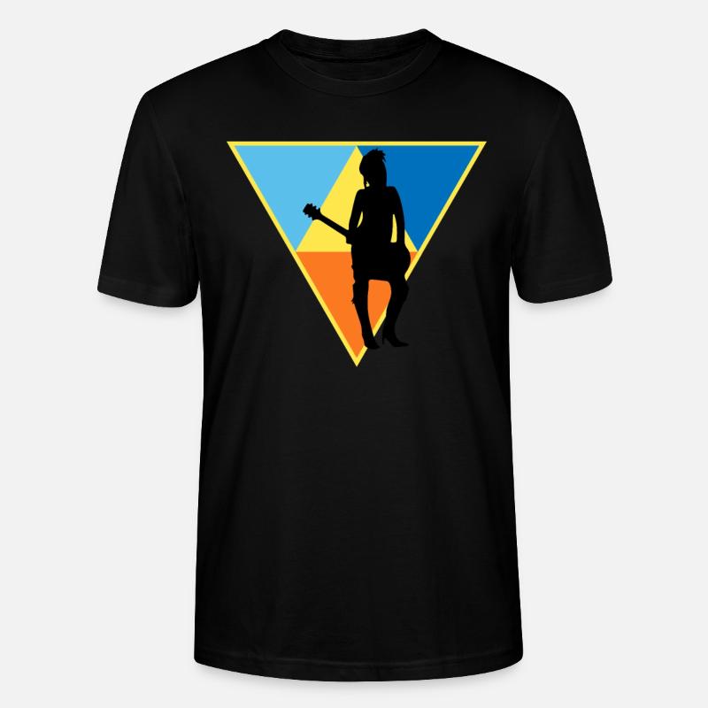 Distressed Musician - Stanley/Stella Unisex Bio-T-Shirt CRAFTER - Schwarz