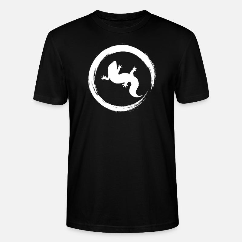 leopard gecko - Stanley/Stella Unisex Bio-T-Shirt CRAFTER - Schwarz