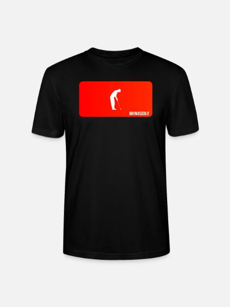 minigolf - Stanley/Stella Unisex Bio-T-Shirt CRAFTER - Schwarz