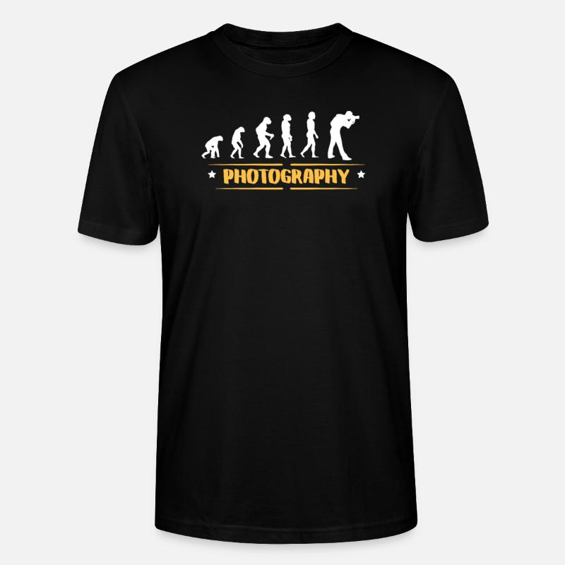 EVOLUTION PHOTOGRAPHY - Stanley/Stella Unisex Bio-T-Shirt CRAFTER - Schwarz