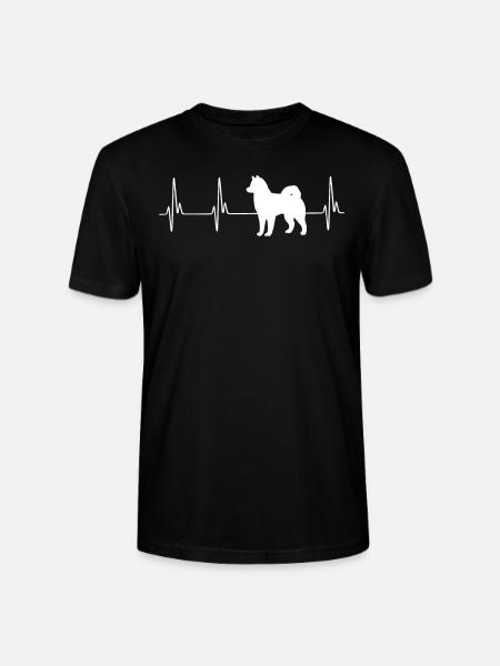 Husky ECG - Stanley/Stella CRAFTER Unisex Organic T-Shirt - black