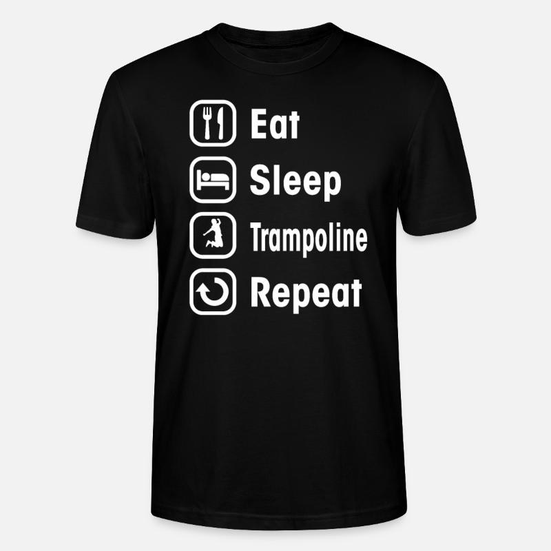 trampoline - Stanley/Stella Unisex Bio-T-Shirt CRAFTER - Schwarz