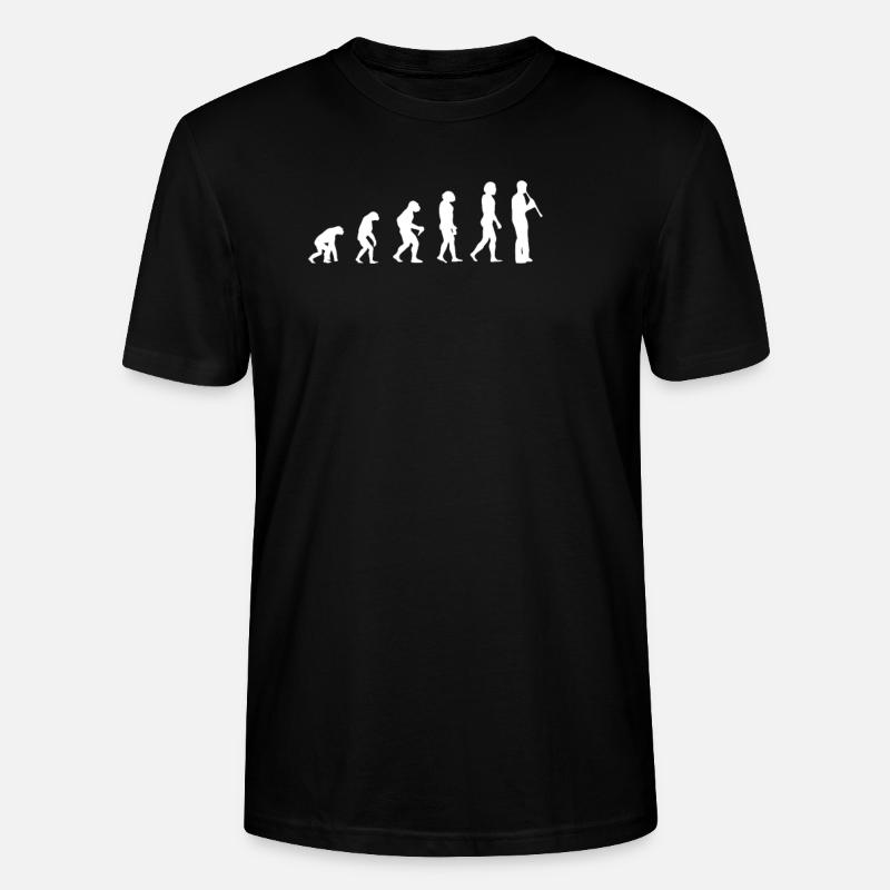 évolution de la clarinette - T-shirt bio CRAFTER Stanley Stella Unisexe - noir