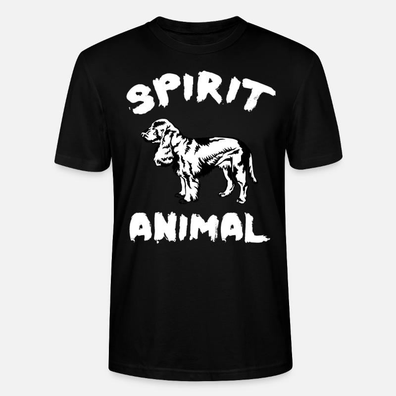SPANIEL - Stanley/Stella Unisex Bio-T-Shirt CRAFTER - Schwarz