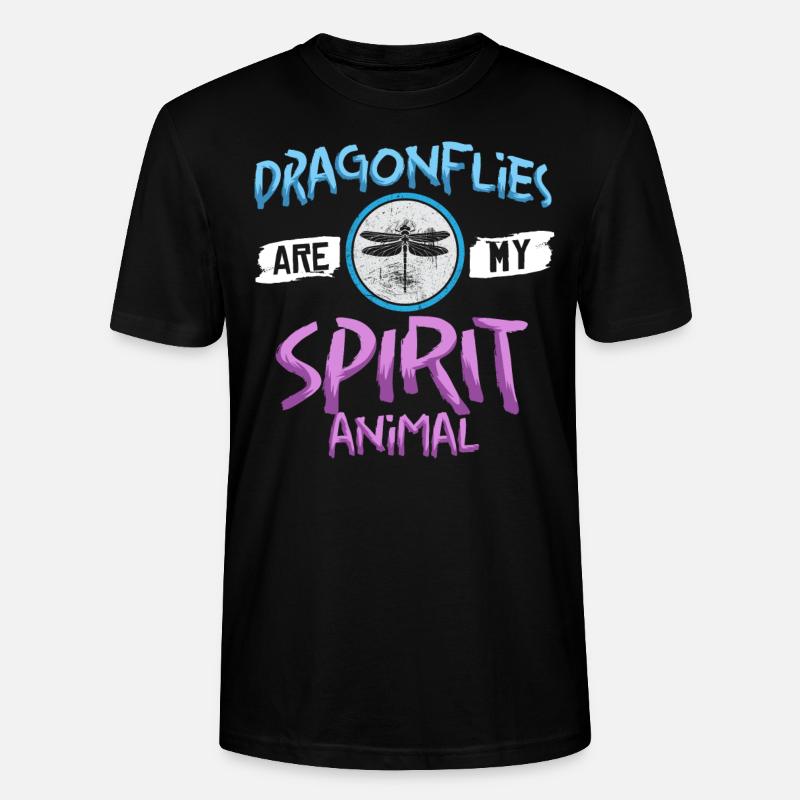 Libellules Flying Insect Citations Entomologiste - T-shirt bio CRAFTER Stanley Stella Unisexe - noir