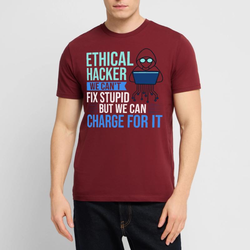 Ethical Hacker Security Computer Hacking Stanley/Stella CRAFTER Unisex Organic T-Shirt