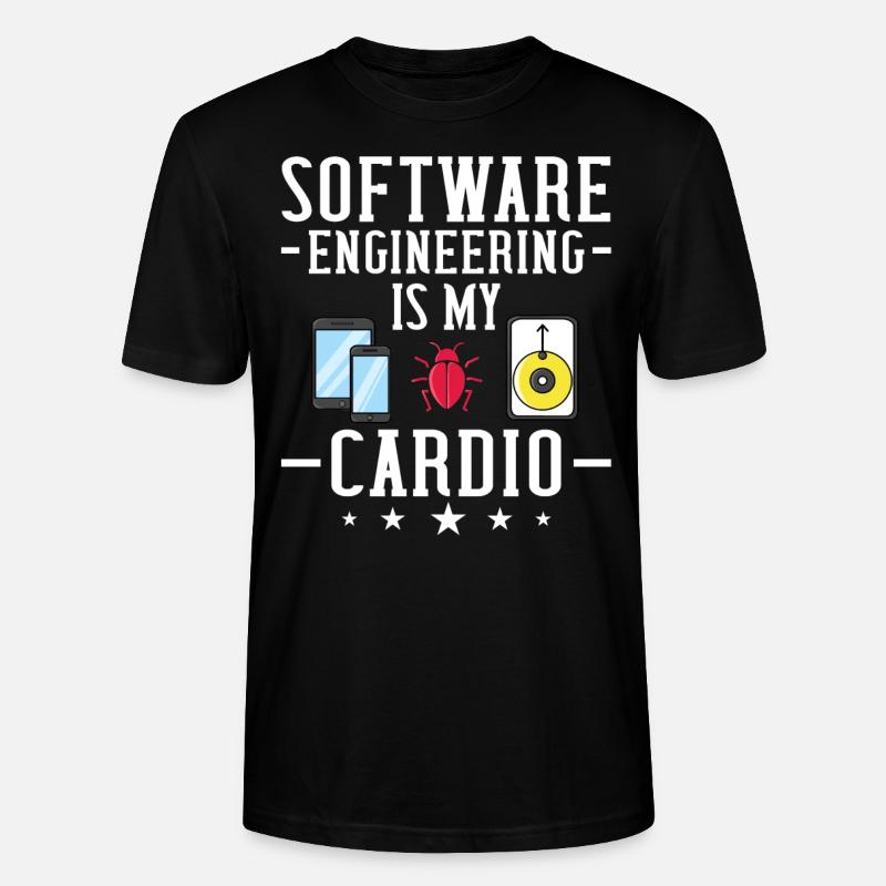 Software Engineering Software Engineering Engineer - Stanley/Stella CRAFTER Unisex Organic T-Shirt - black