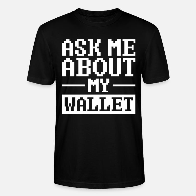 Crypto NFT Gift Cryptocurrency - Stanley/Stella Unisex Bio-T-Shirt CRAFTER - Schwarz