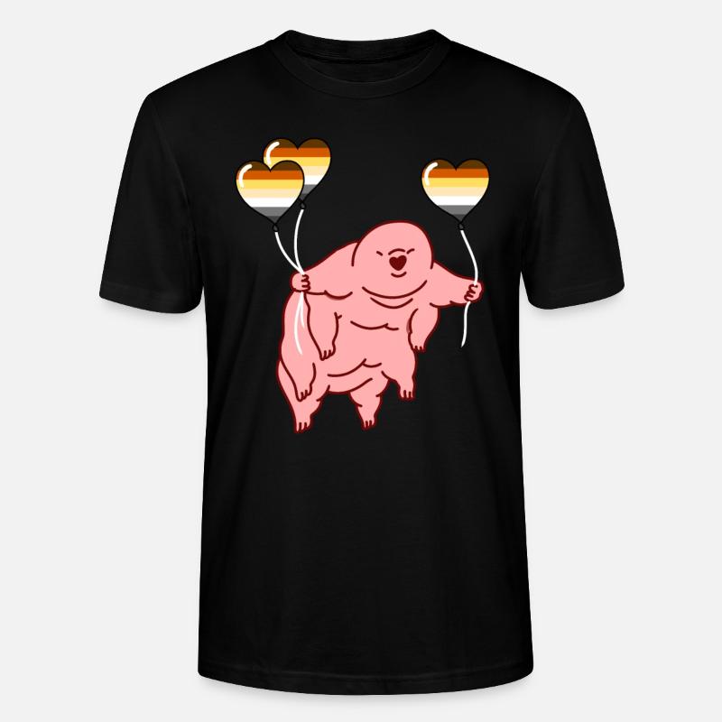Bärtierchen Ballon Gay Bear Pride - Stanley/Stella Unisex Bio-T-Shirt CRAFTER - Schwarz