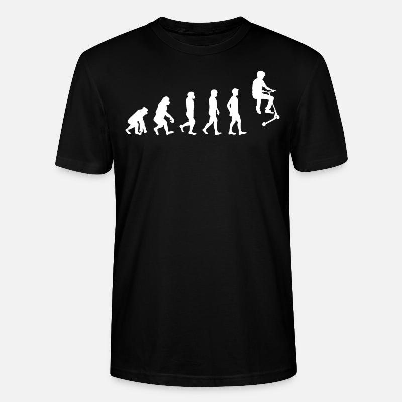 Stunt Scooter Freestyle Scootering Evolution - T-shirt bio CRAFTER Stanley Stella Unisexe - noir