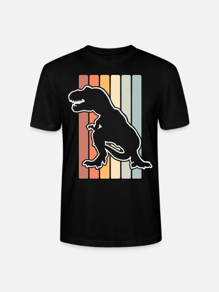 T Rex - Stanley/Stella CRAFTER Unisex Organic T-Shirt - black