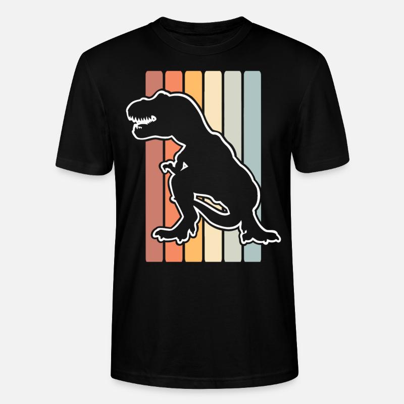 T Rex - Stanley/Stella Unisex Bio-T-Shirt CRAFTER - Schwarz