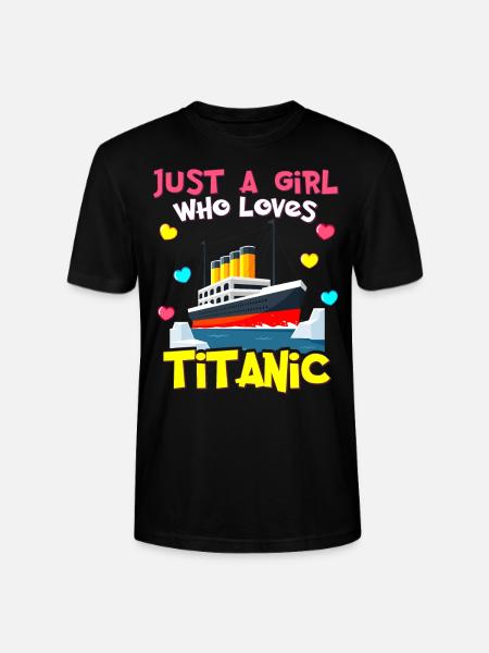 Titanic Ship, This Girl Loves the RMS Titanic - Stanley/Stella CRAFTER Unisex Organic T-Shirt - black
