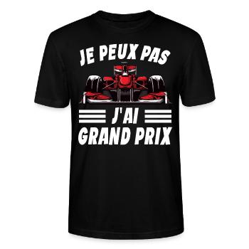 Je Peux Pas J'ai Grand Prix - T-shirt bio CRAFTER Stanley Stella Unisexe - noir - Devant - Alina (178cm) & Michal (187cm)