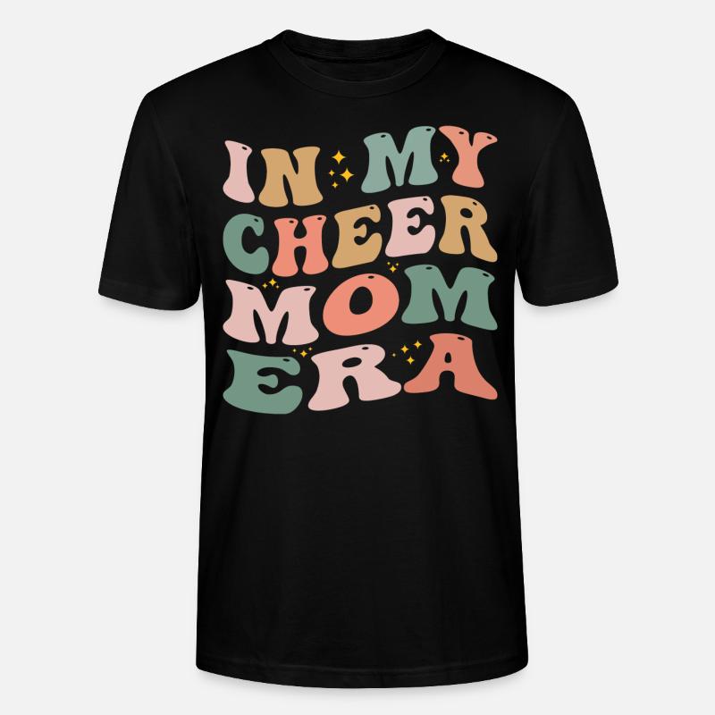 In meiner Cheer-Mom-Ära - Stanley/Stella Unisex Bio-T-Shirt CRAFTER - Schwarz