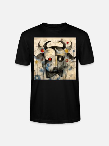 Bao de waterbuffel - Stanley/Stella Uniseks bio-T-shirt CRAFTER - zwart