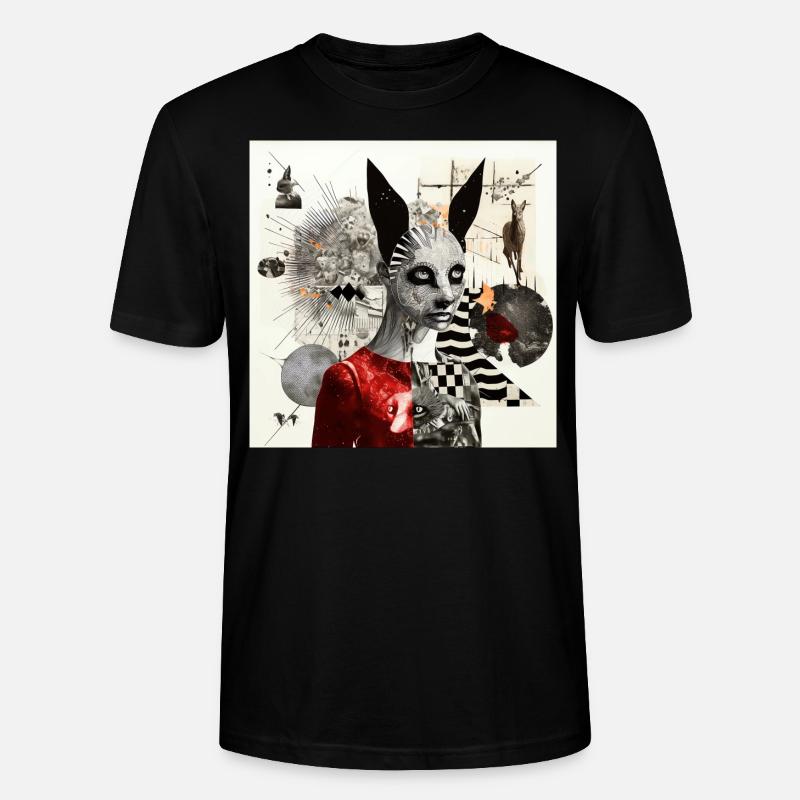 Bonjour Lucy - T-shirt bio CRAFTER Stanley Stella Unisexe - noir