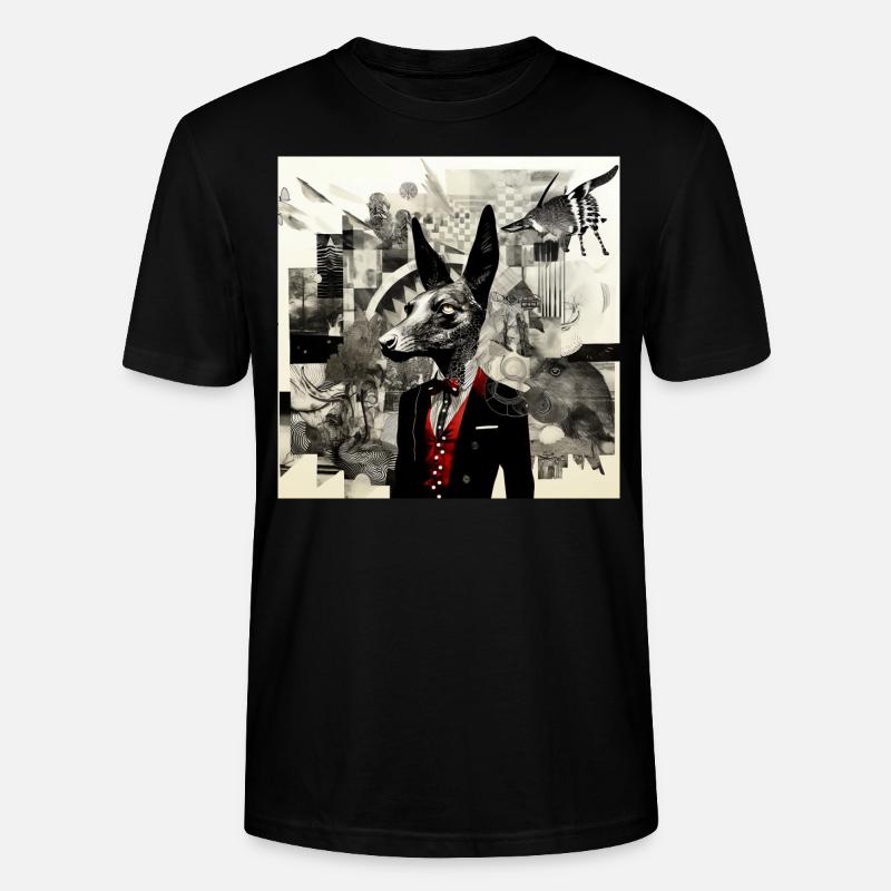 Meet Anubis - Stanley/Stella Unisex Bio-T-Shirt CRAFTER - Schwarz