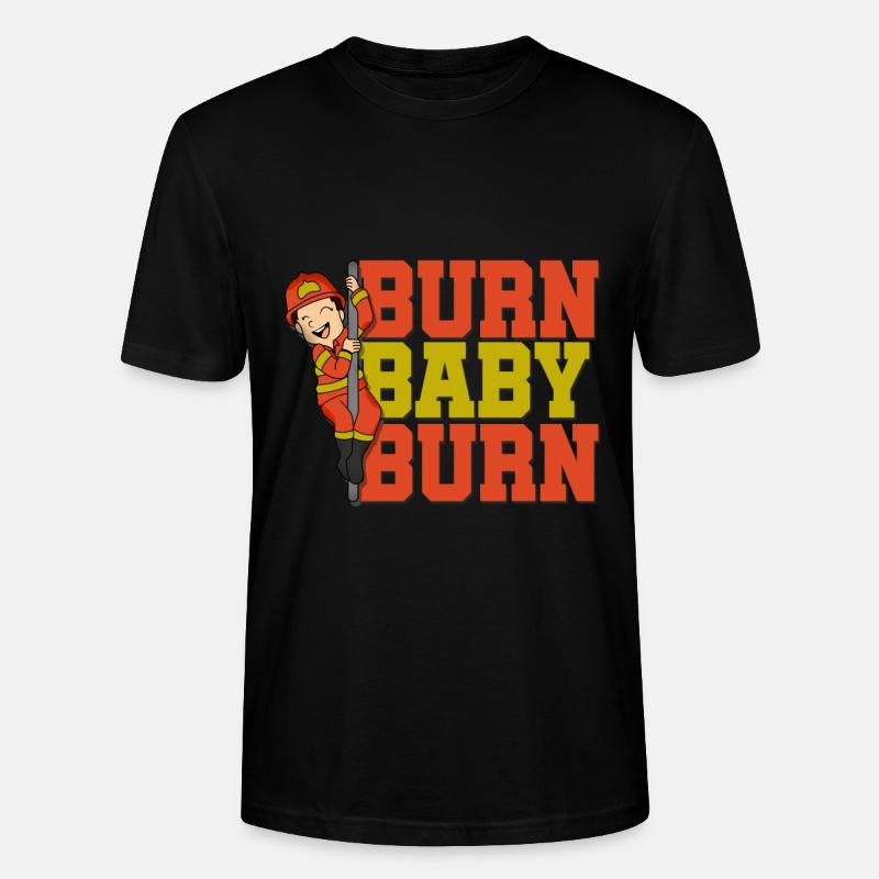 Pompiers Incendie Intervention Pompier Cadeau - T-shirt bio CRAFTER Stanley Stella Unisexe - noir