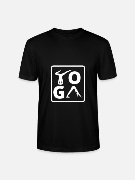 Yoga YOGA YoGa - Stanley/Stella CRAFTER Unisex Organic T-Shirt - black
