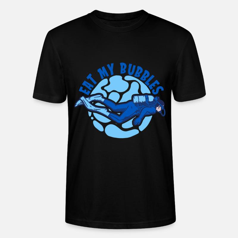Plongée sous-marine Plongeurs Plongée - T-shirt bio CRAFTER Stanley Stella Unisexe - noir