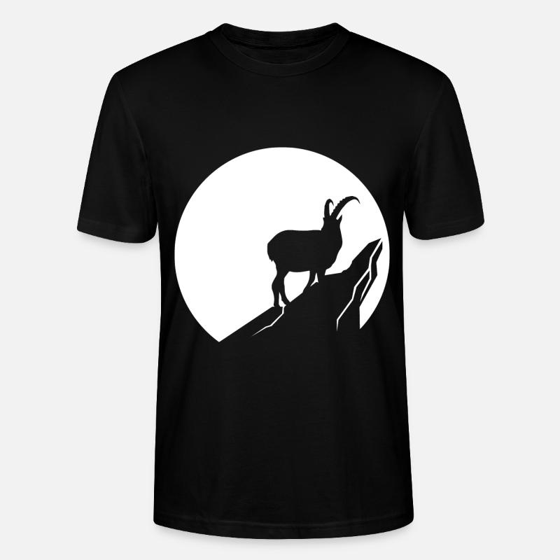 Chèvre - (3) - T-shirt bio CRAFTER Stanley Stella Unisexe - noir