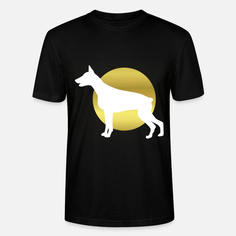 Dobermann - Stanley/Stella Unisex Bio-T-Shirt CRAFTER - Schwarz